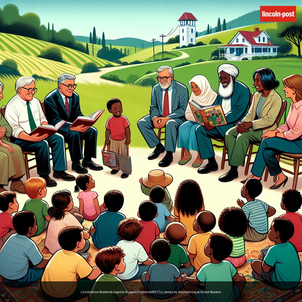 Lincolnshire Residents Urged to Support Children’s Literacy by Volunteering as School Readers