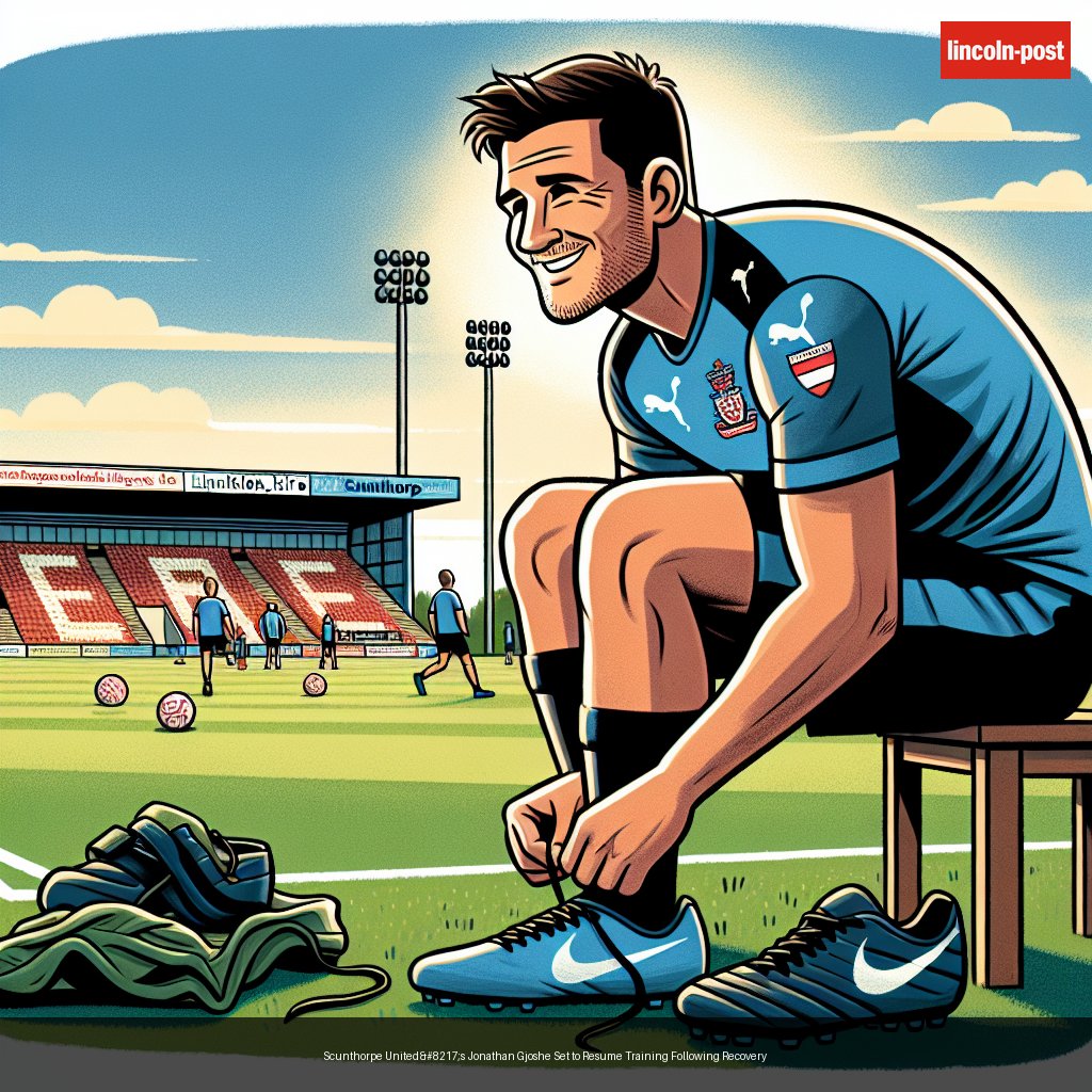 Scunthorpe United’s Jonathan Gjoshe Set to Resume Training Following Recovery