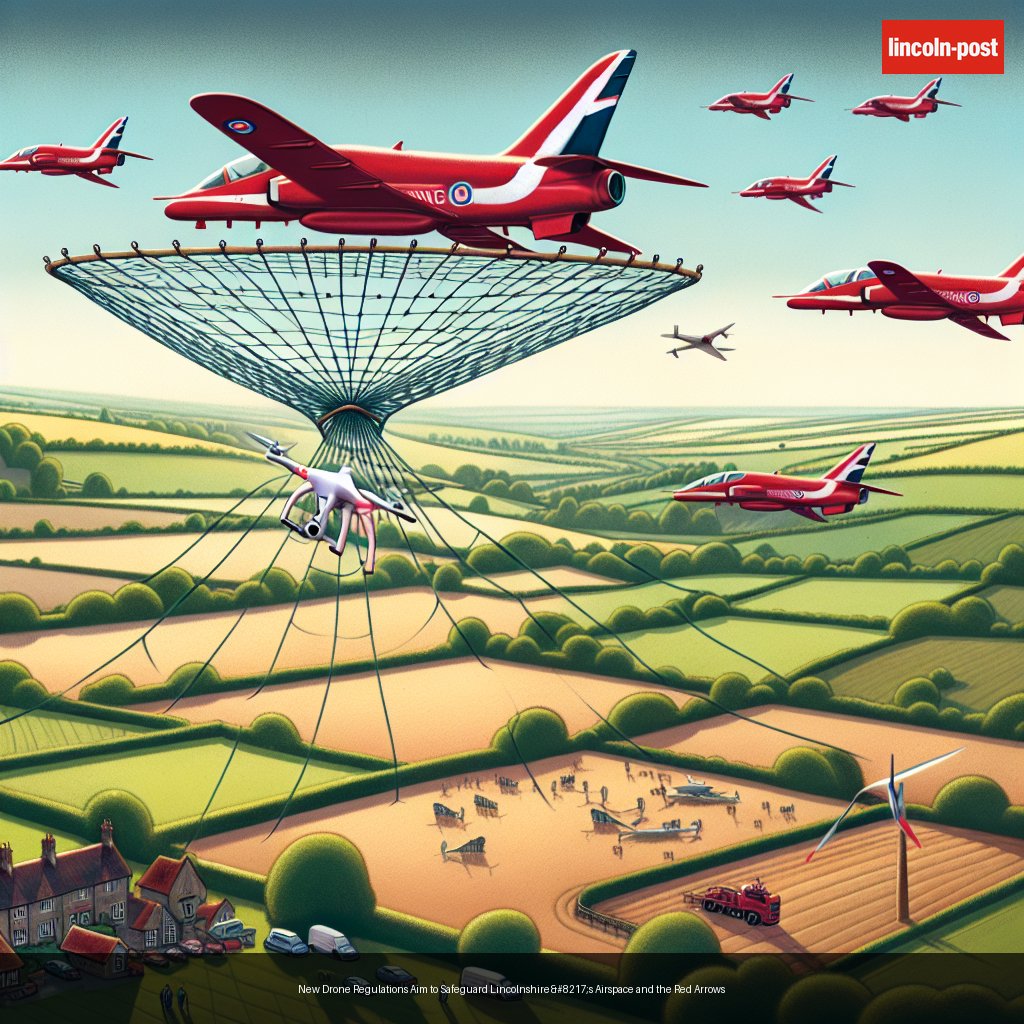 New Drone Regulations Aim to Safeguard Lincolnshire’s Airspace and the Red Arrows