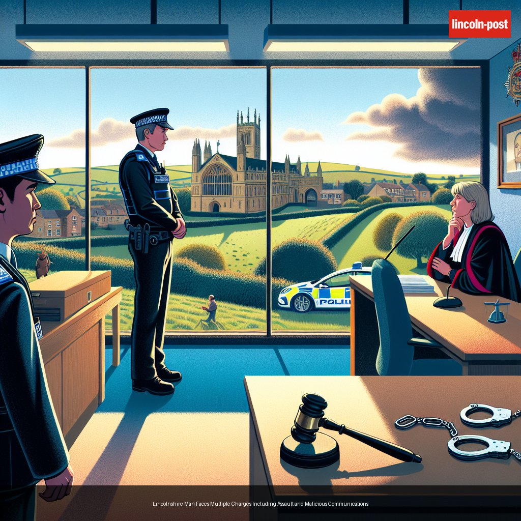 Lincolnshire Man Faces Multiple Charges Including Assault and Malicious Communications