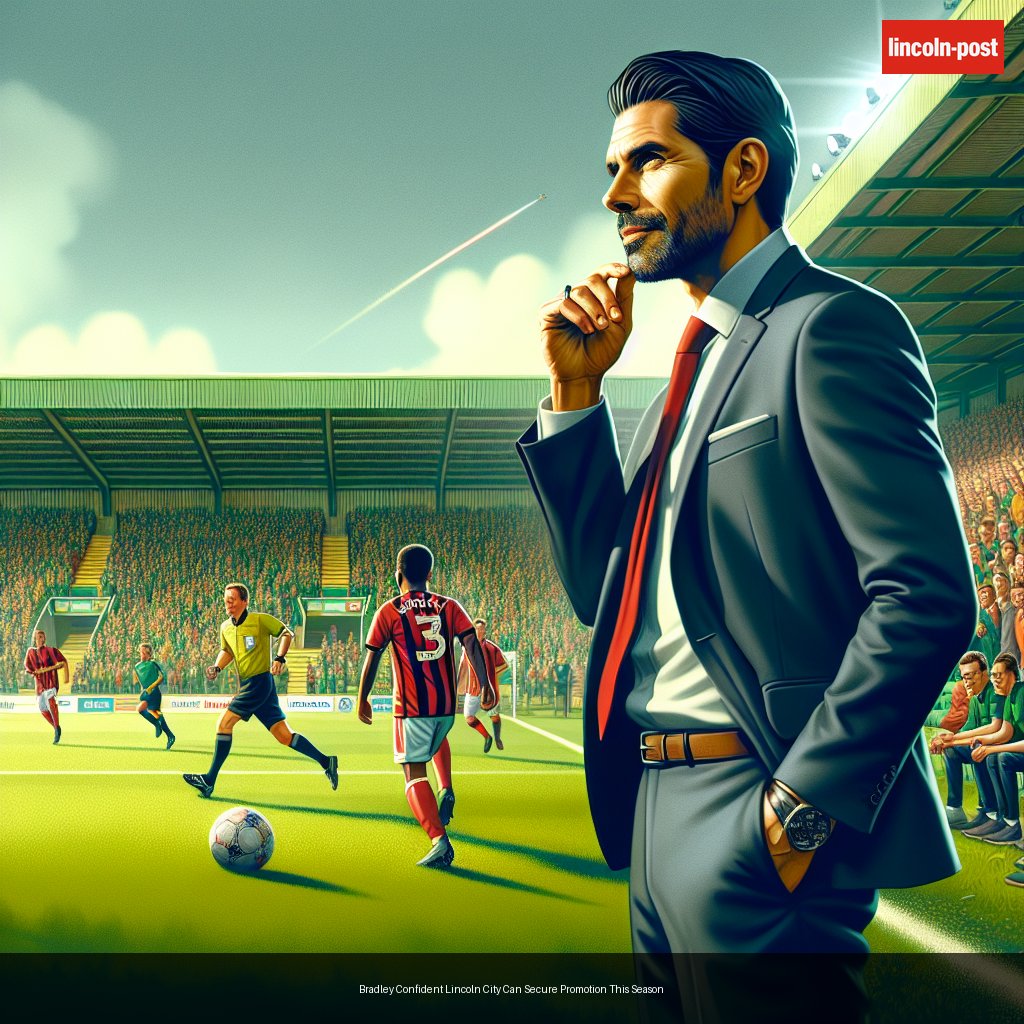 Bradley Confident Lincoln City Can Secure Promotion This Season