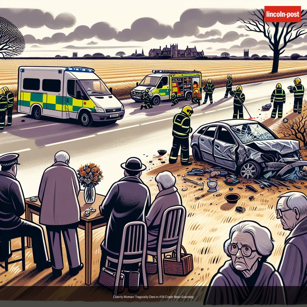 Elderly Woman Tragically Dies in A16 Crash Near Grainsby