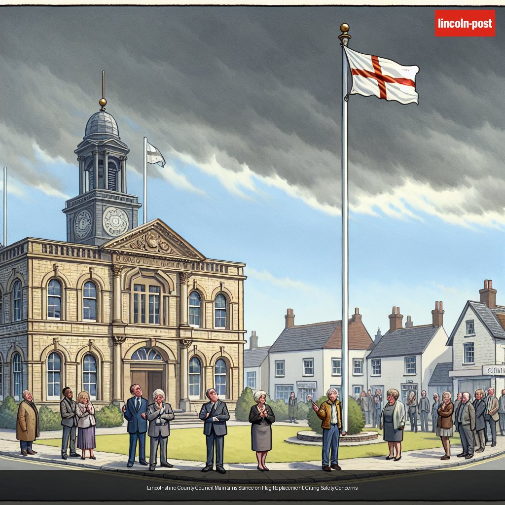 Lincolnshire County Council Maintains Stance on Flag Replacement, Citing Safety Concerns