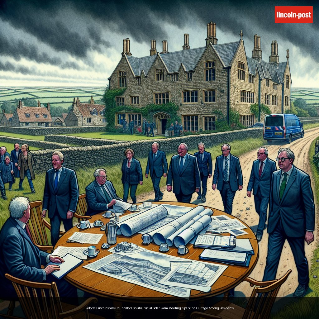 Reform Lincolnshire Councillors Snub Crucial Solar Farm Meeting, Sparking Outrage Among Residents