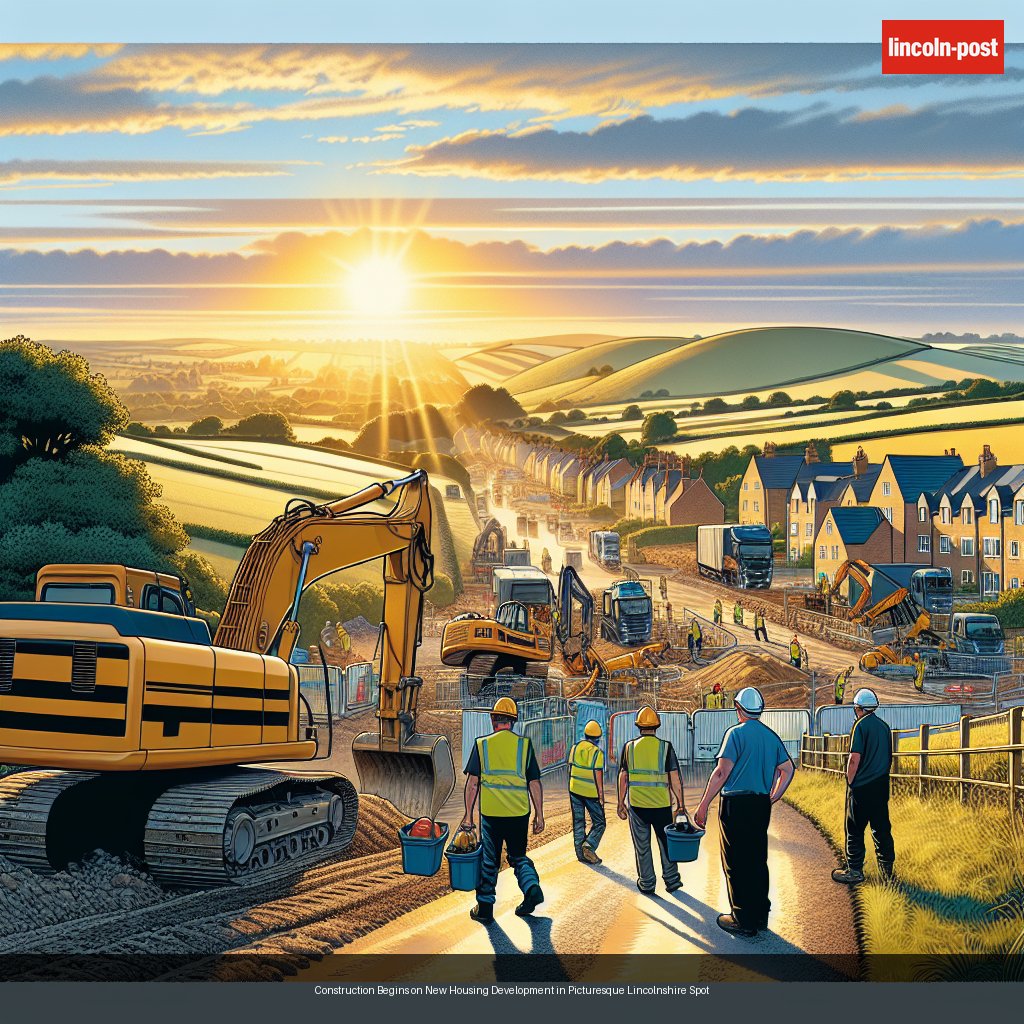 Construction Begins on New Housing Development in Picturesque Lincolnshire Spot