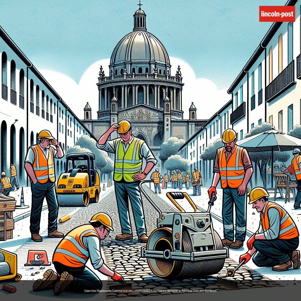 Essential Roadworks Commence on Lincoln’s Historic Bailgate to Address Uneven Surfaces