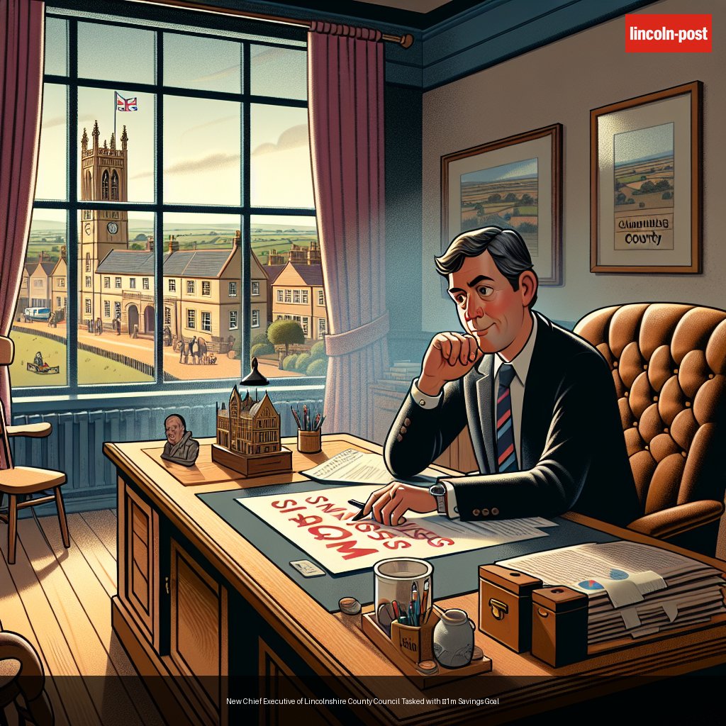 New Chief Executive of Lincolnshire County Council Tasked with £1m Savings Goal