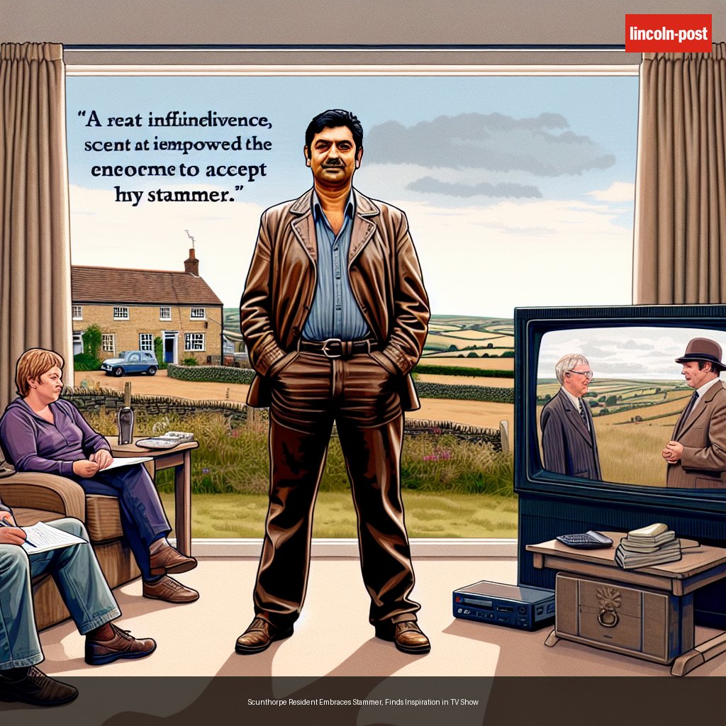 Scunthorpe Resident Embraces Stammer, Finds Inspiration in TV Show