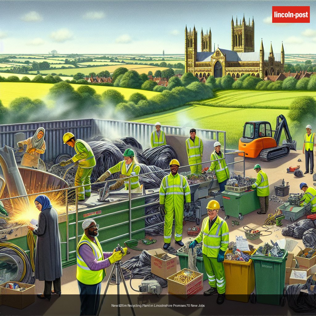 New £35m Recycling Plant in Lincolnshire Promises 70 New Jobs