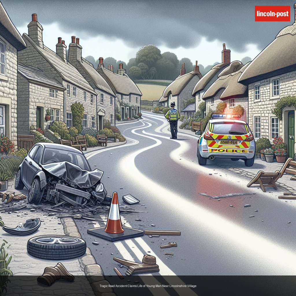 Tragic Road Accident Claims Life of Young Man Near Lincolnshire Village