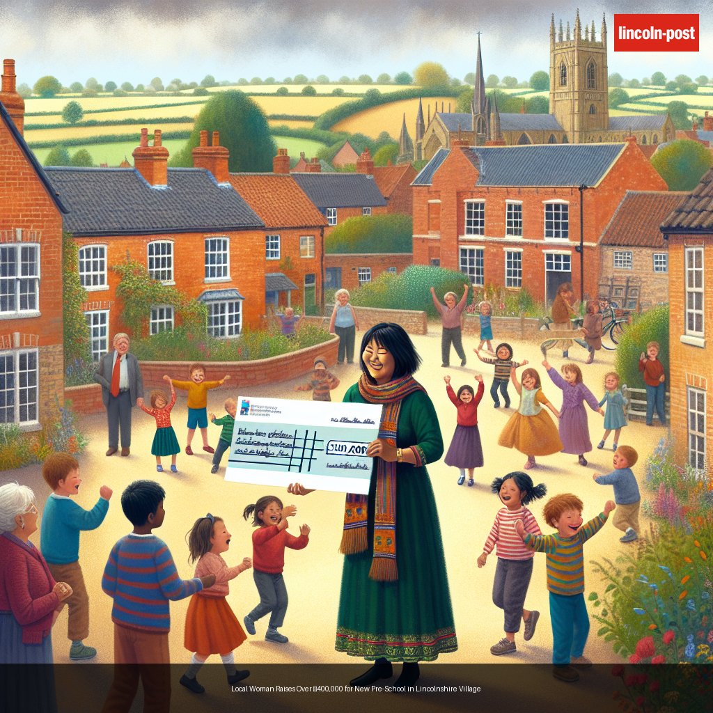 Local Woman Raises Over £400,000 for New Pre-School in Lincolnshire Village