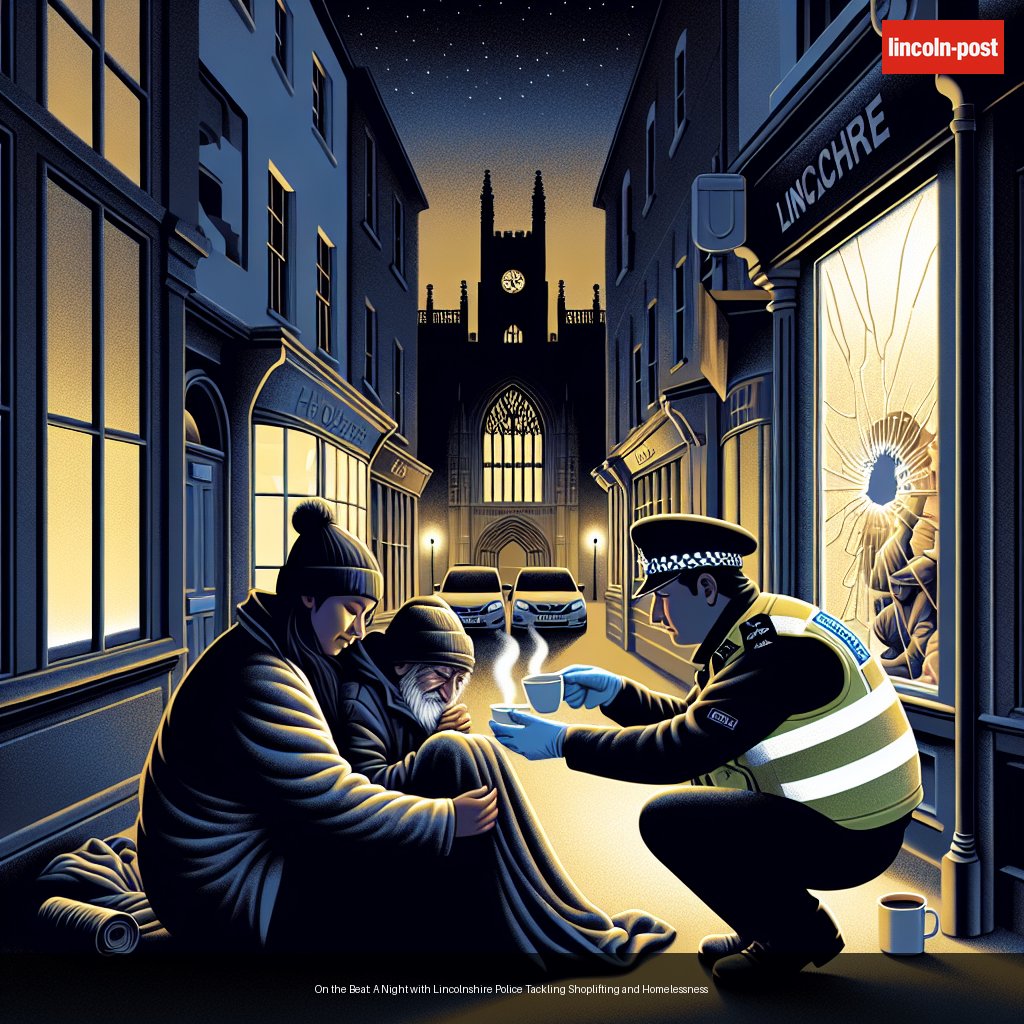On the Beat: A Night with Lincolnshire Police Tackling Shoplifting and Homelessness