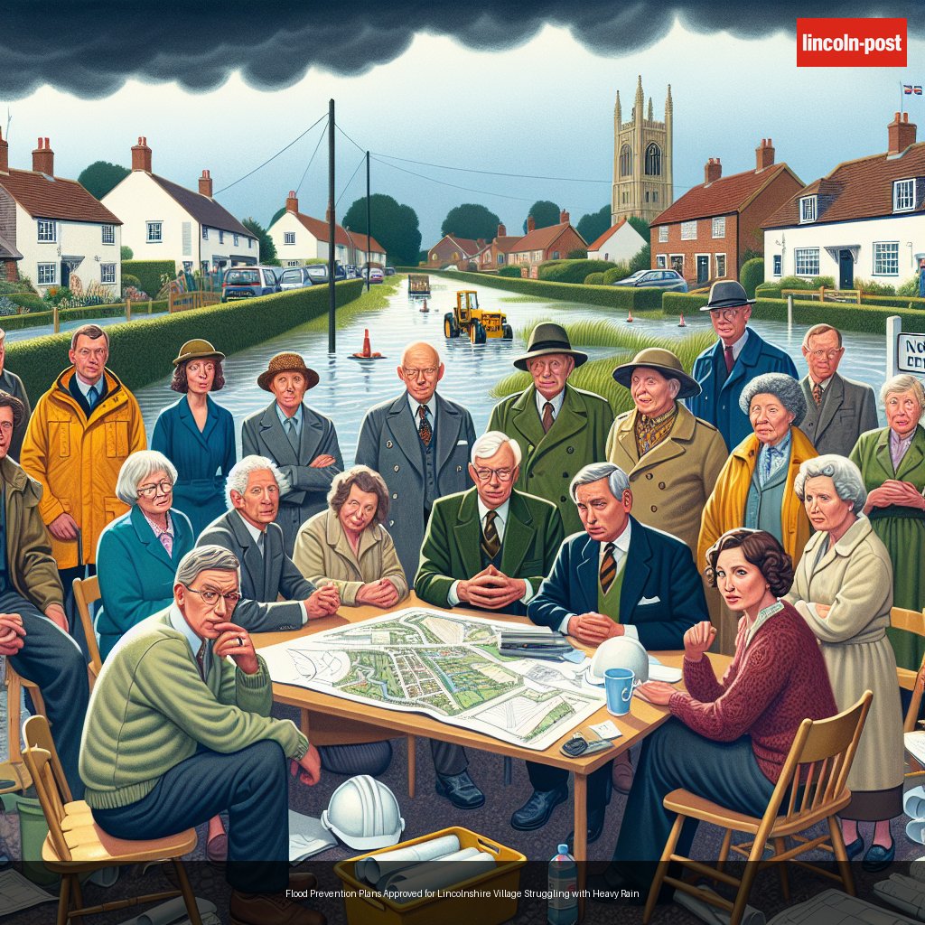 Flood Prevention Plans Approved for Lincolnshire Village Struggling with Heavy Rain