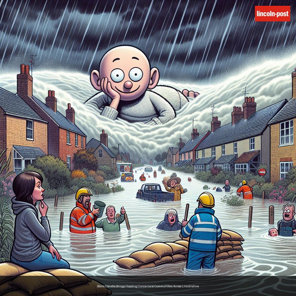 Storm Claudia Brings Flooding Concerns to Communities Across Lincolnshire
