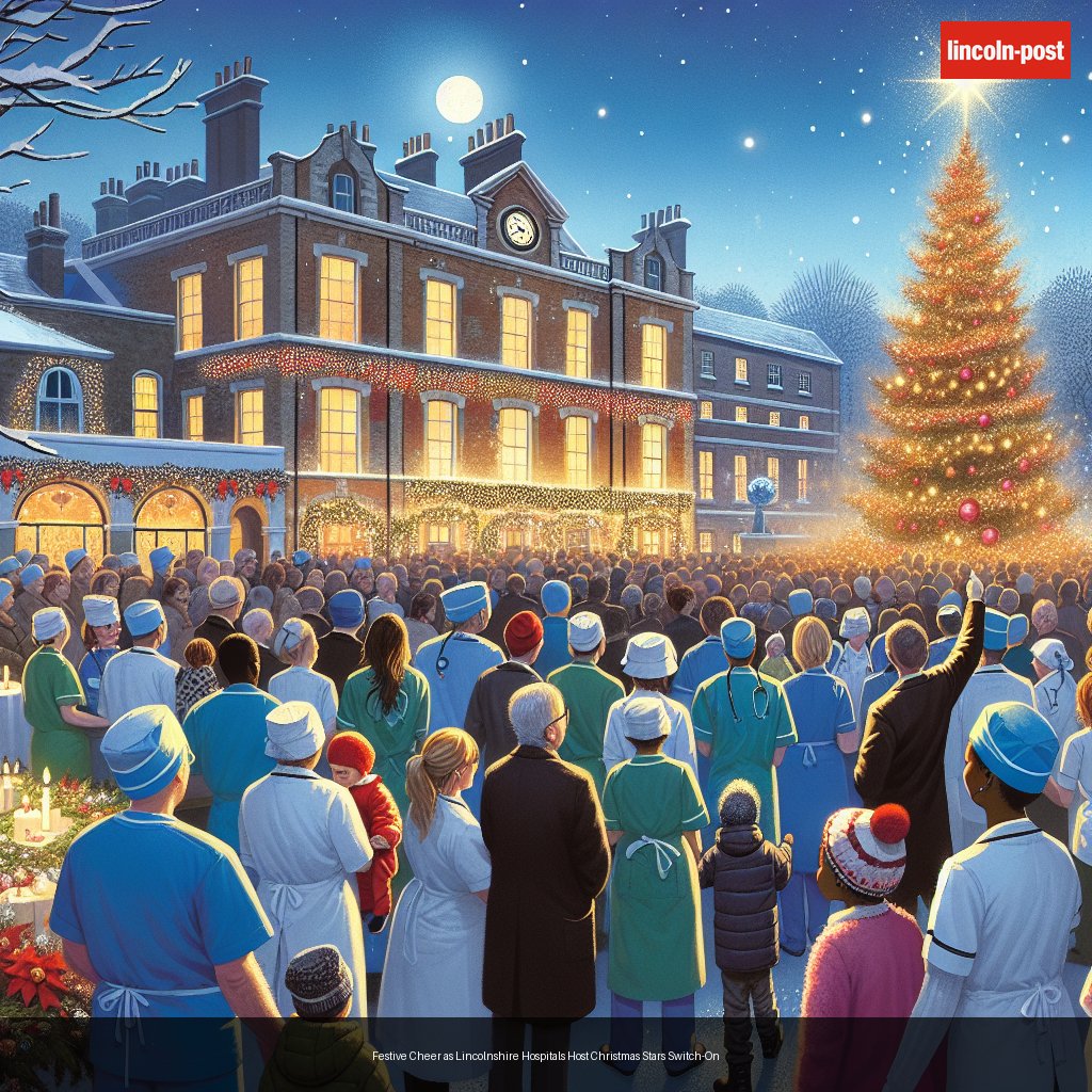 Festive Cheer as Lincolnshire Hospitals Host Christmas Stars Switch-On