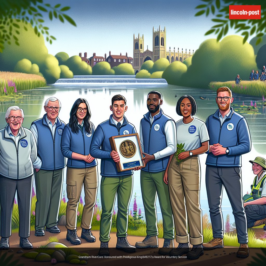 Grantham RiverCare Honoured with Prestigious King’s Award for Voluntary Service
