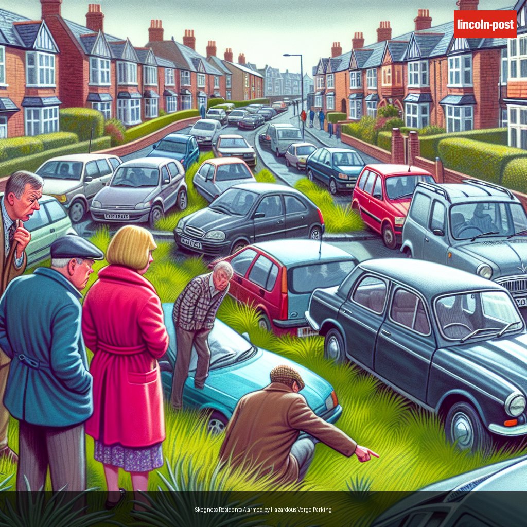 Skegness Residents Alarmed by Hazardous Verge Parking