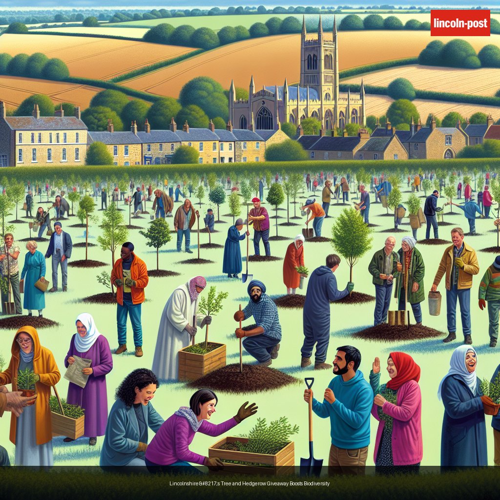 Lincolnshire’s Tree and Hedgerow Giveaway Boosts Biodiversity