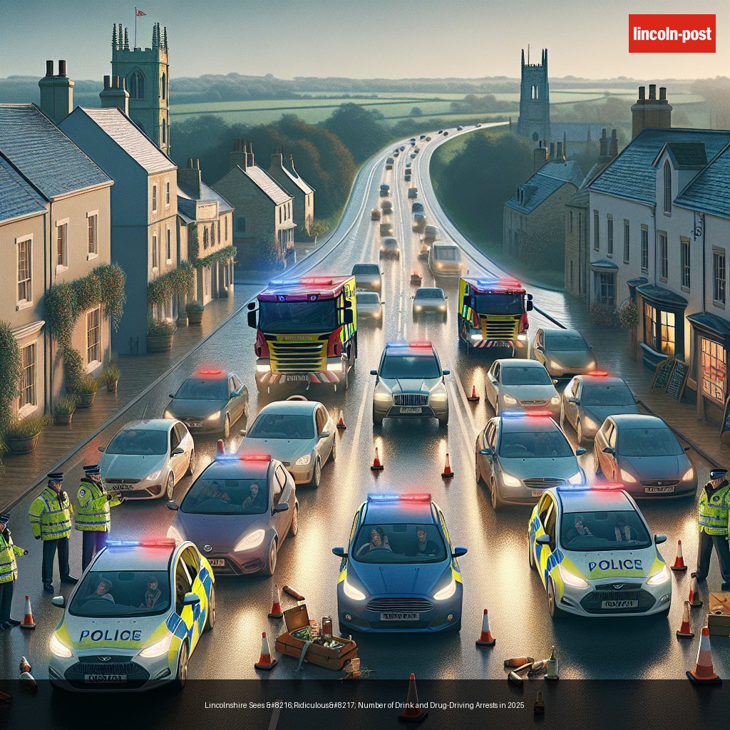 Lincolnshire Sees ‘Ridiculous’ Number of Drink and Drug-Driving Arrests in 2025