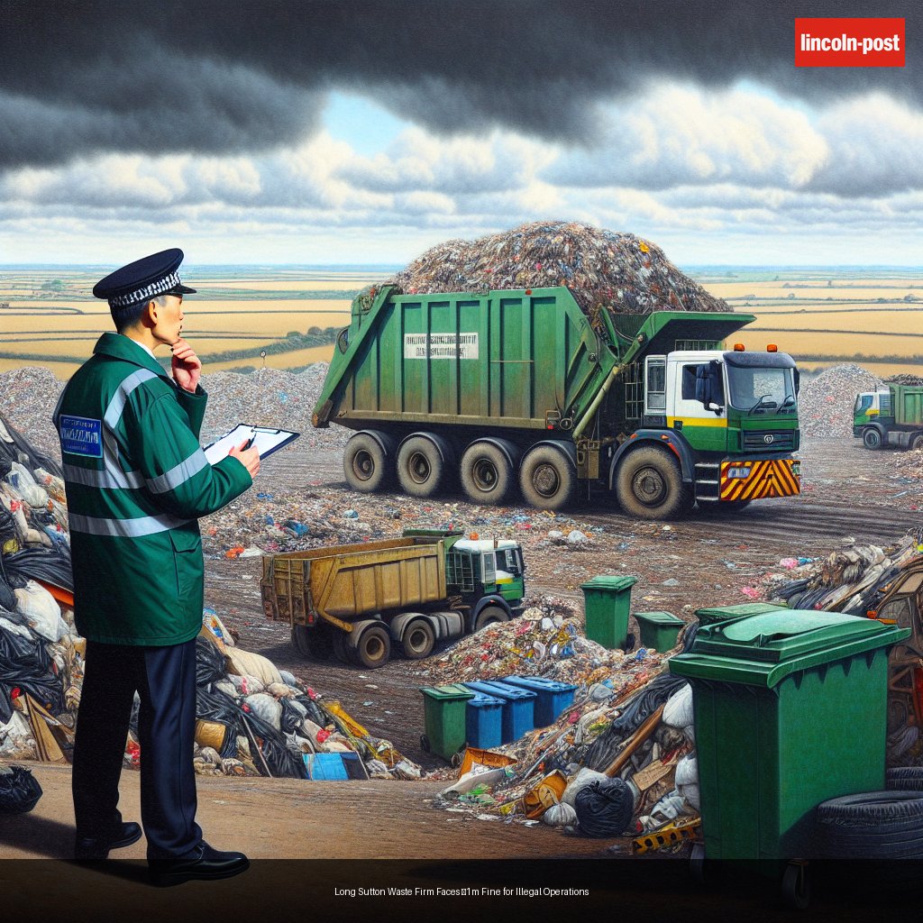 Long Sutton Waste Firm Faces £1m Fine for Illegal Operations