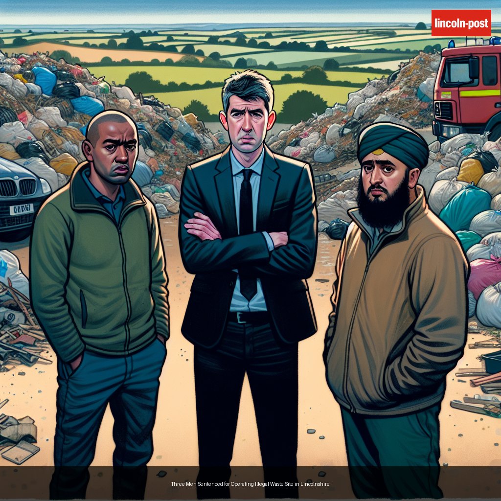 Three Men Sentenced for Operating Illegal Waste Site in Lincolnshire