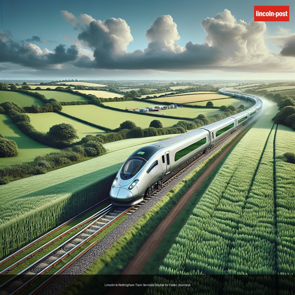 Lincoln to Nottingham Train Services Double for Faster Journeys