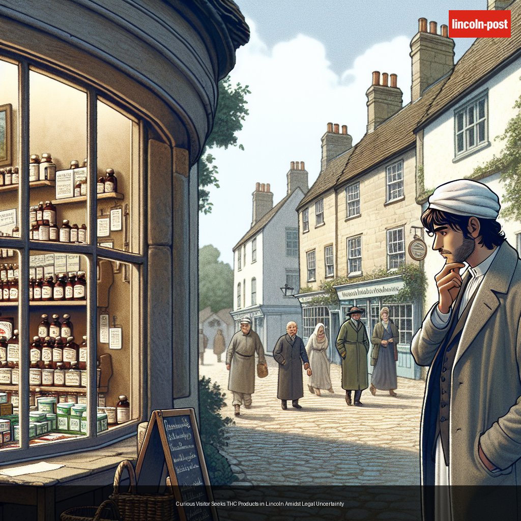 Curious Visitor Seeks THC Products in Lincoln Amidst Legal Uncertainty