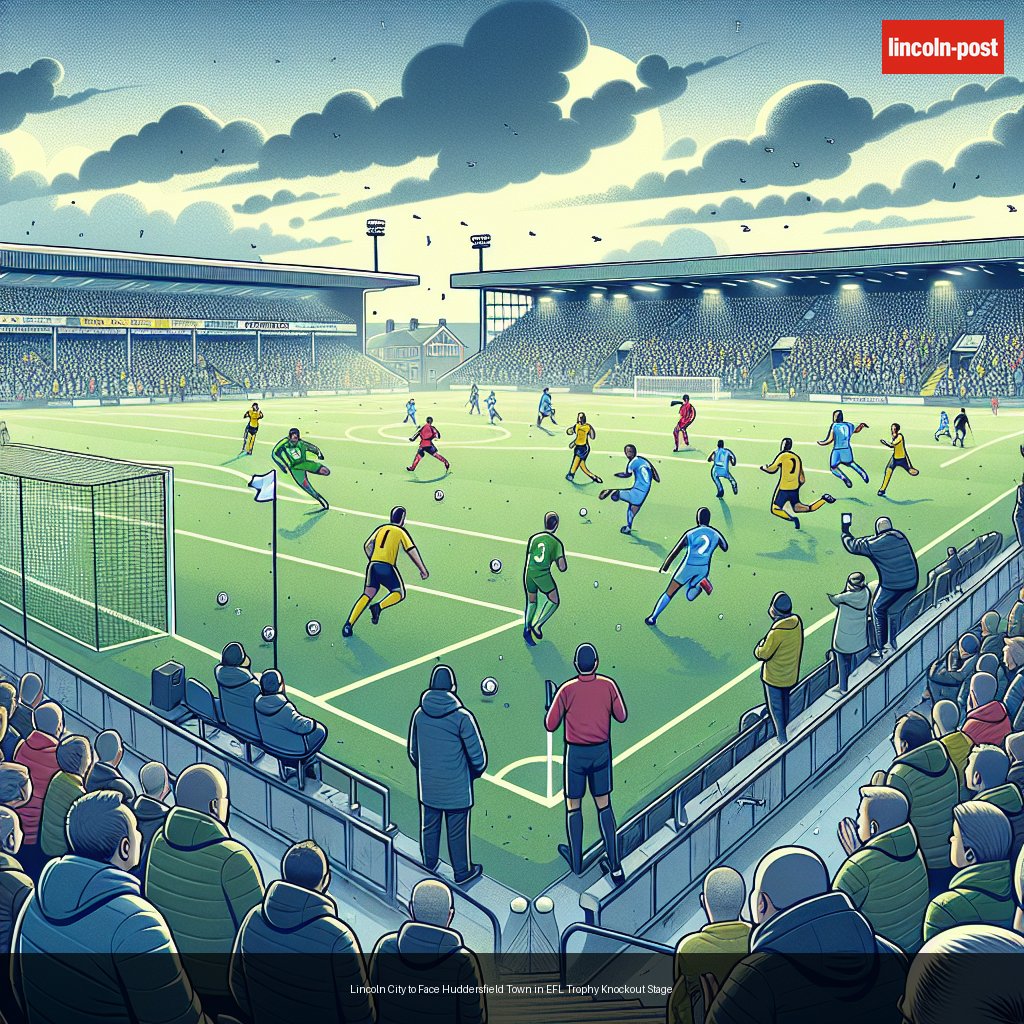 Lincoln City to Face Huddersfield Town in EFL Trophy Knockout Stage