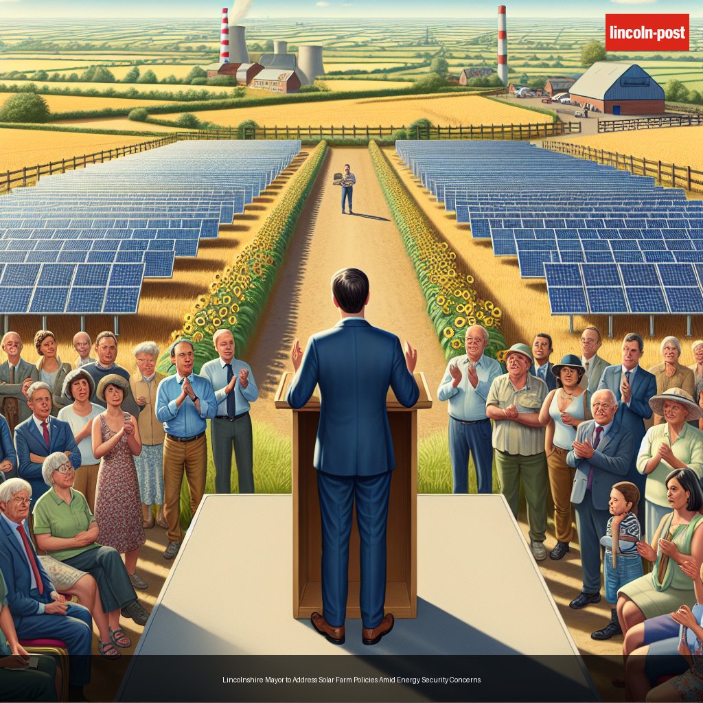 Lincolnshire Mayor to Address Solar Farm Policies Amid Energy Security Concerns
