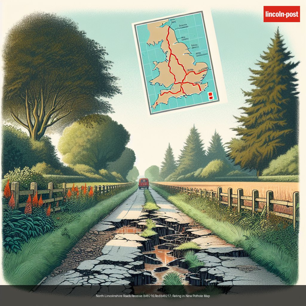 North Lincolnshire Roads Receive ‘Red’ Rating in New Pothole Map