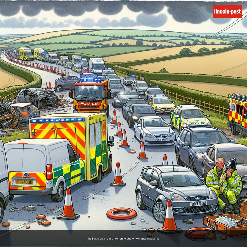 Traffic Disruptions in Lincolnshire Due to Two Serious Accidents