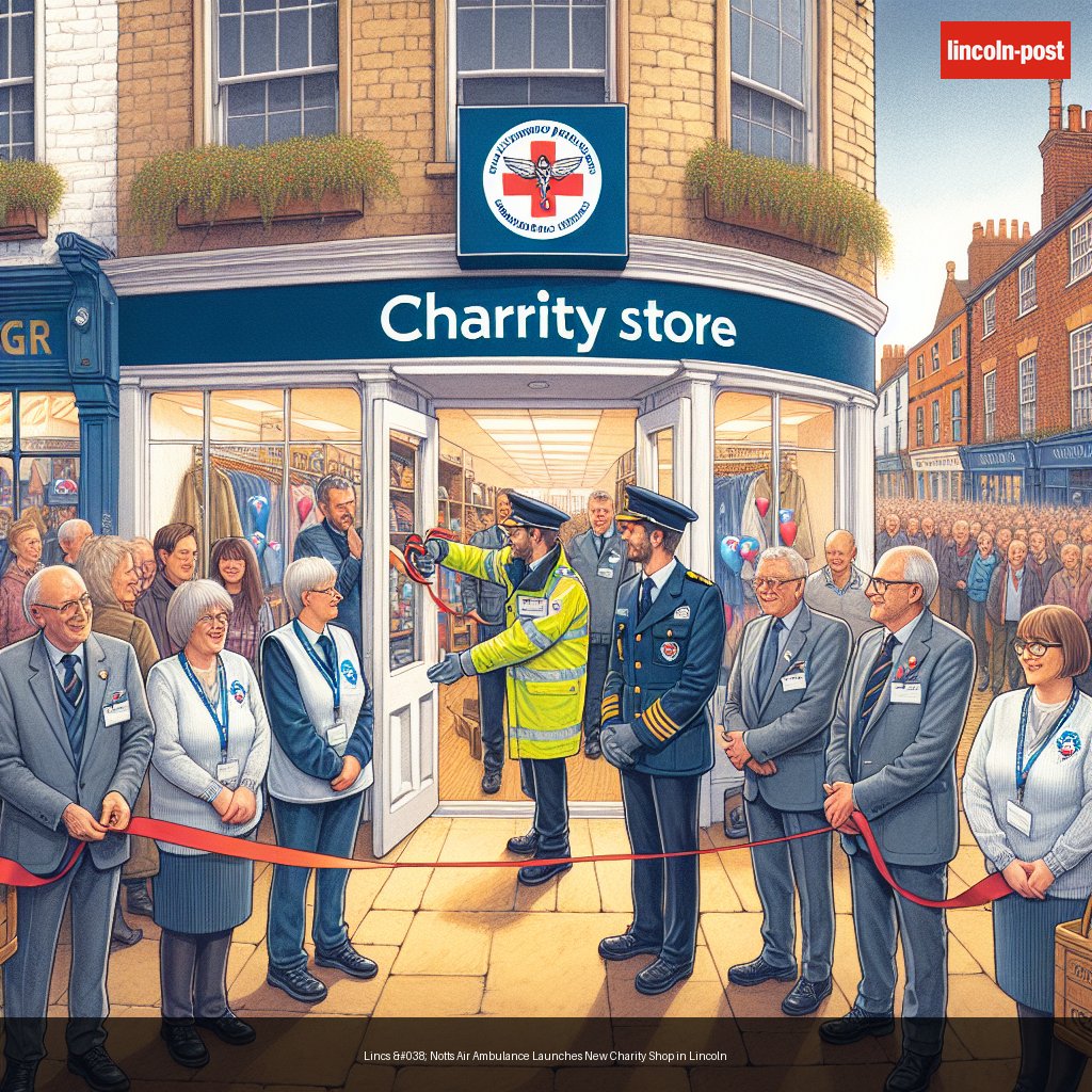 Lincs & Notts Air Ambulance Launches New Charity Shop in Lincoln
