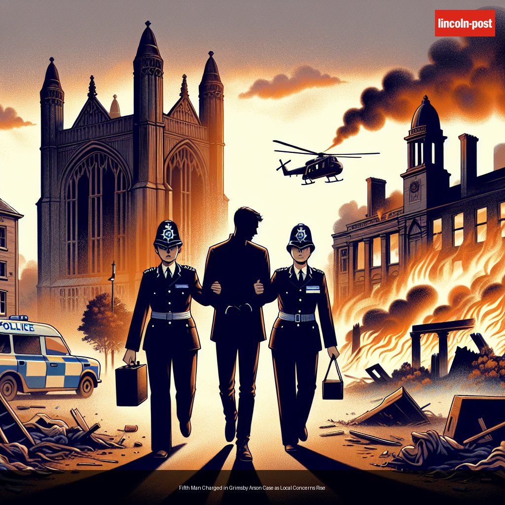 Fifth Man Charged in Grimsby Arson Case as Local Concerns Rise