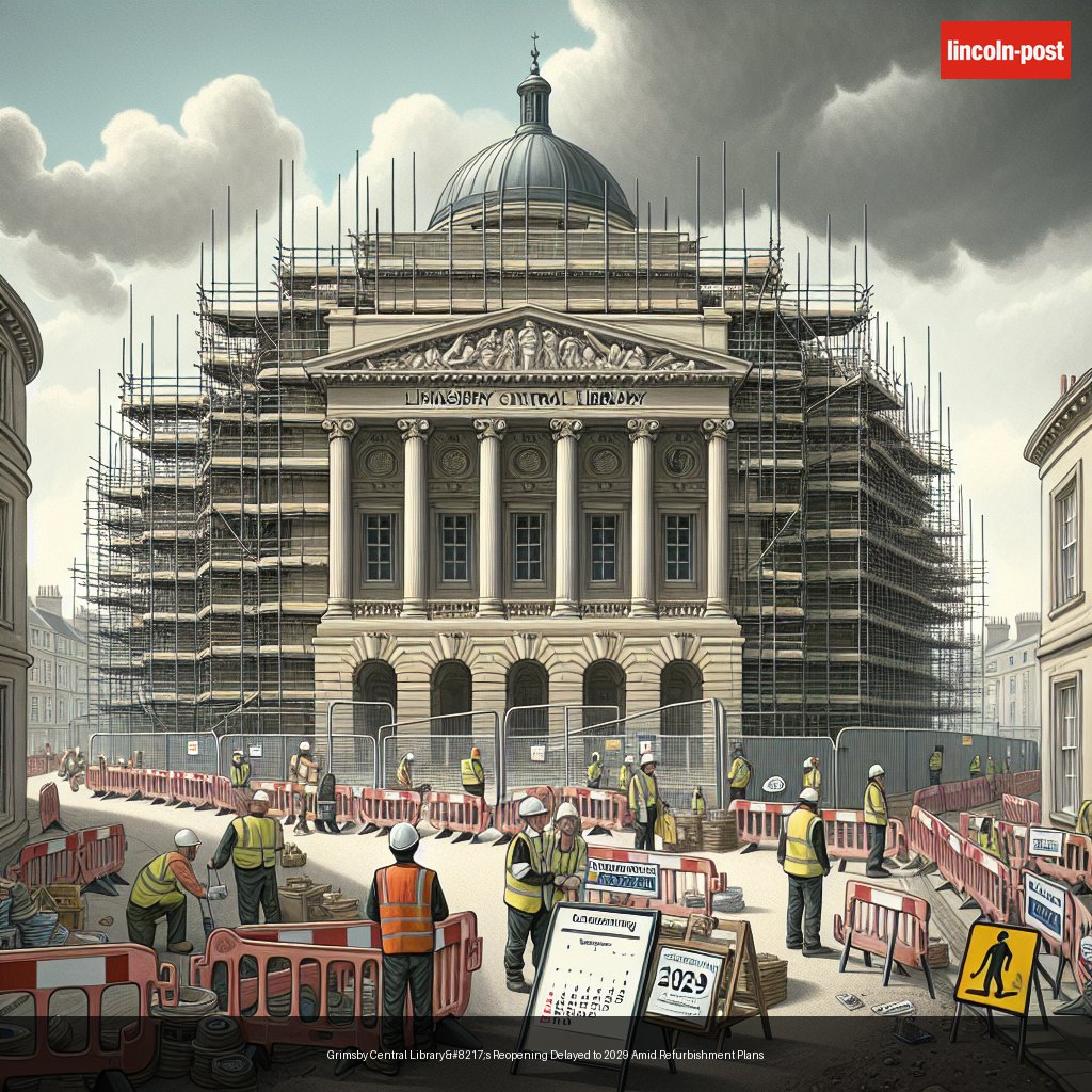 Grimsby Central Library’s Reopening Delayed to 2029 Amid Refurbishment Plans