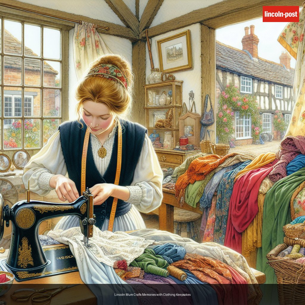 Lincoln Mum Crafts Memories with Clothing Keepsakes