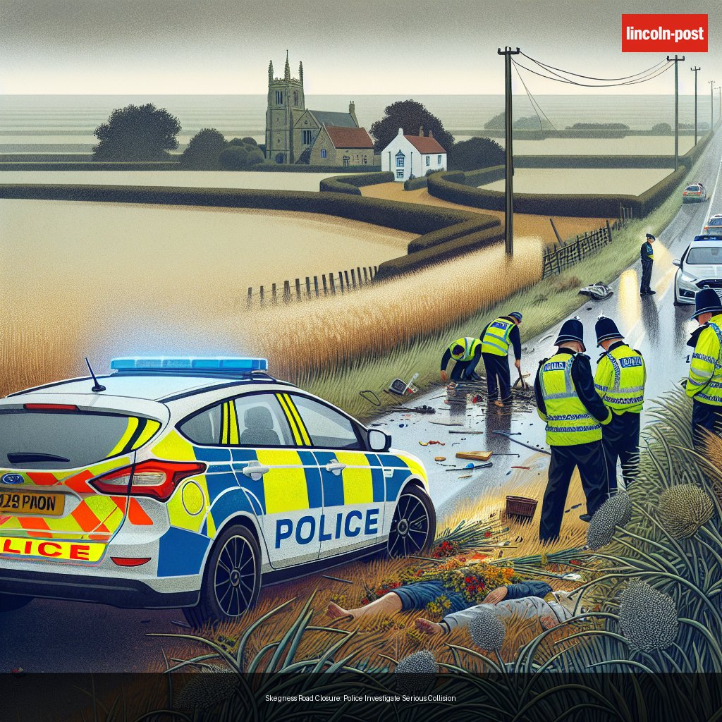Skegness Road Closure: Police Investigate Serious Collision