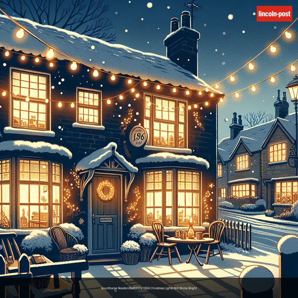 Scunthorpe Resident’s 1956 Christmas Lights Still Shine Bright