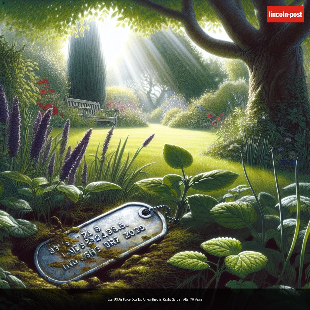 Lost US Air Force Dog Tag Unearthed in Kexby Garden After 70 Years