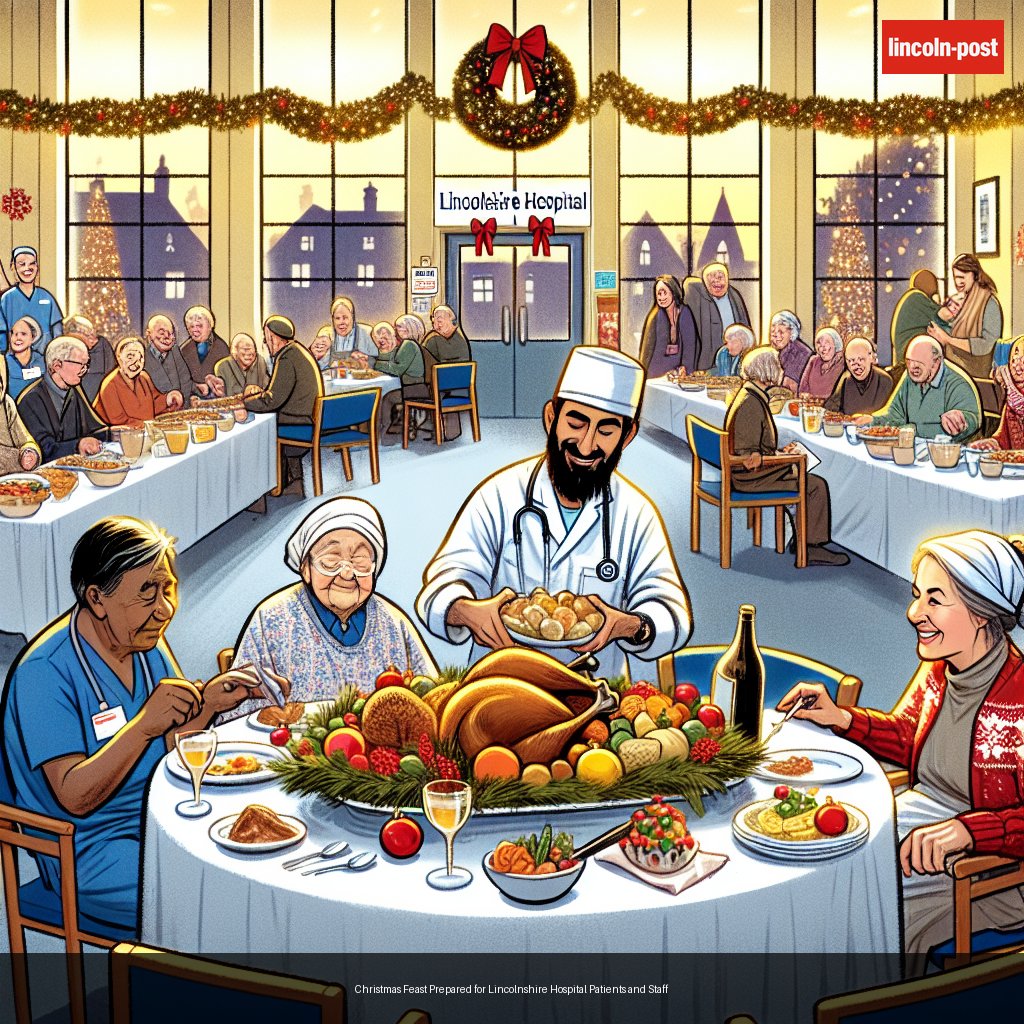 Christmas Feast Prepared for Lincolnshire Hospital Patients and Staff