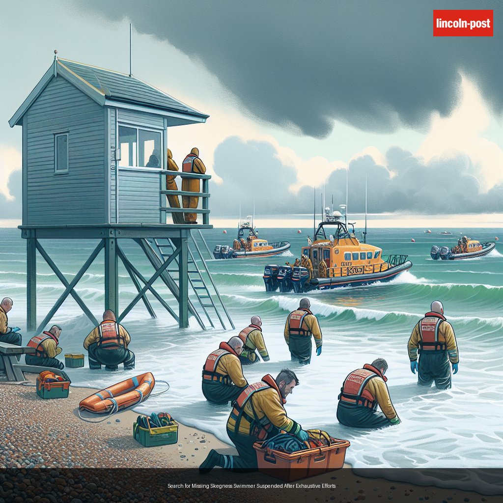 Search for Missing Skegness Swimmer Suspended After Exhaustive Efforts