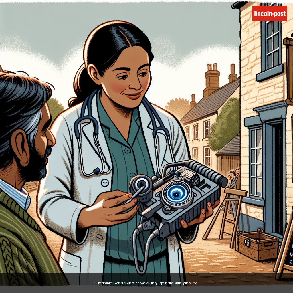 Lincolnshire Doctor Develops Innovative Sticky Tape for the Visually Impaired