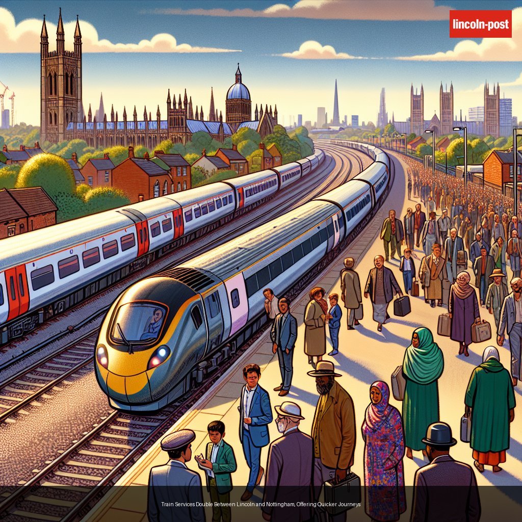 Train Services Double Between Lincoln and Nottingham, Offering Quicker Journeys