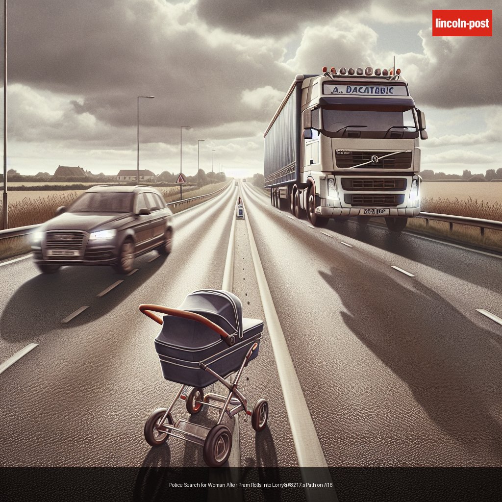 Police Search for Woman After Pram Rolls into Lorry’s Path on A16