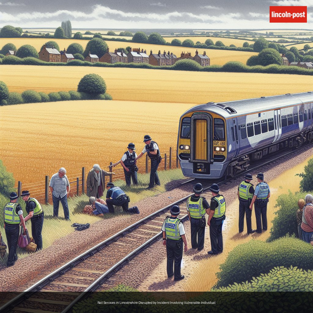 Rail Services in Lincolnshire Disrupted by Incident Involving Vulnerable Individual