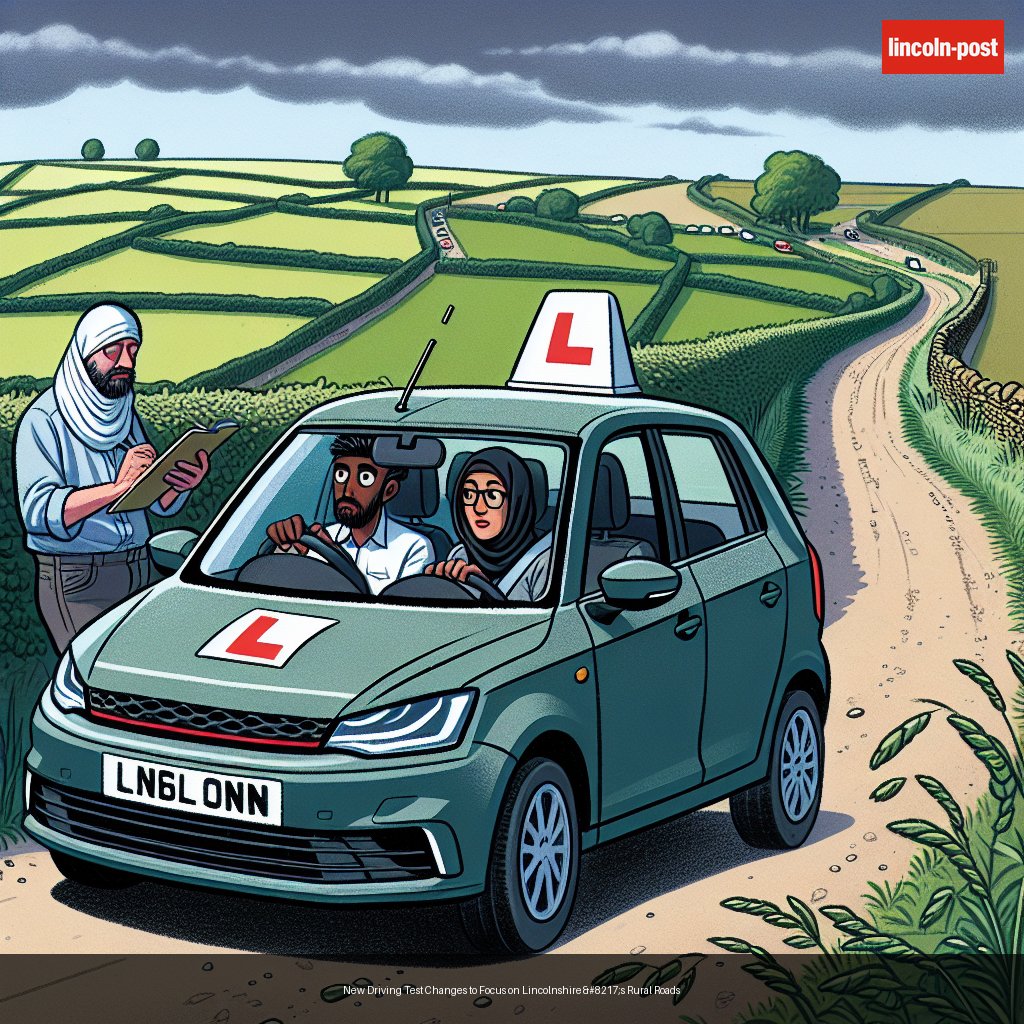New Driving Test Changes to Focus on Lincolnshire’s Rural Roads
