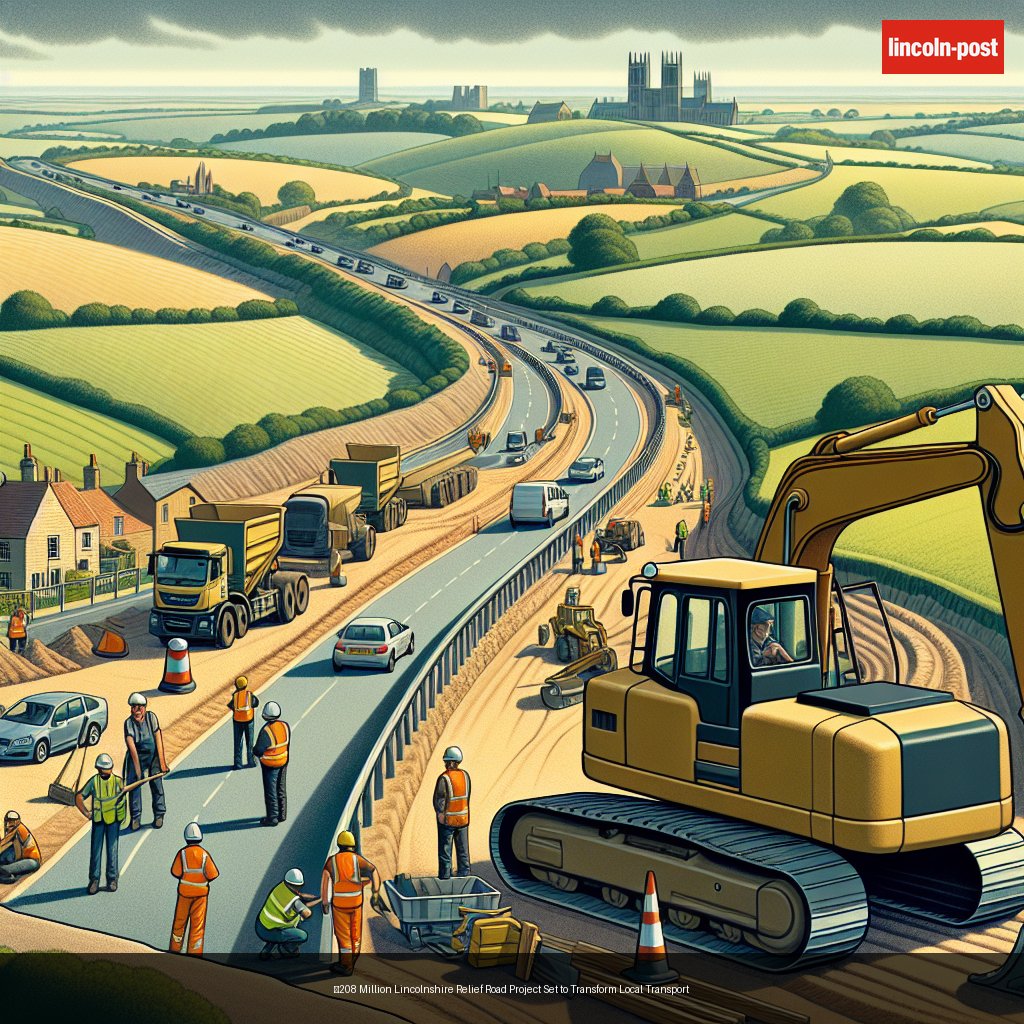 £208 Million Lincolnshire Relief Road Project Set to Transform Local Transport