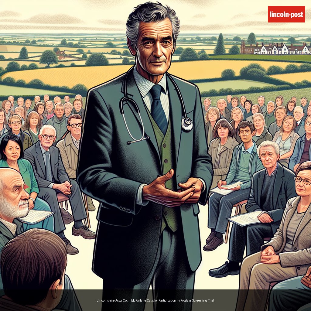 Lincolnshire Actor Colin McFarlane Calls for Participation in Prostate Screening Trial