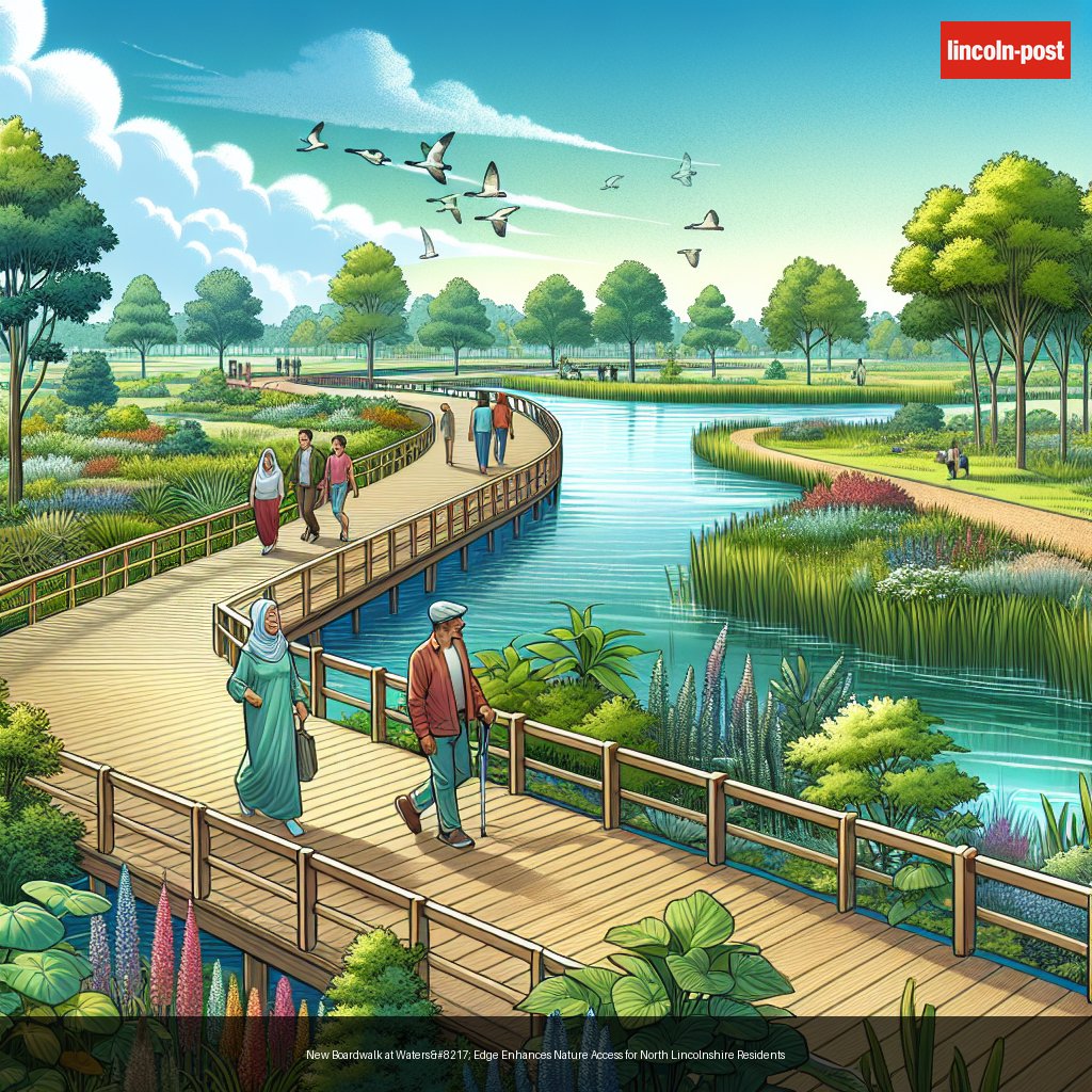 New Boardwalk at Waters’ Edge Enhances Nature Access for North Lincolnshire Residents