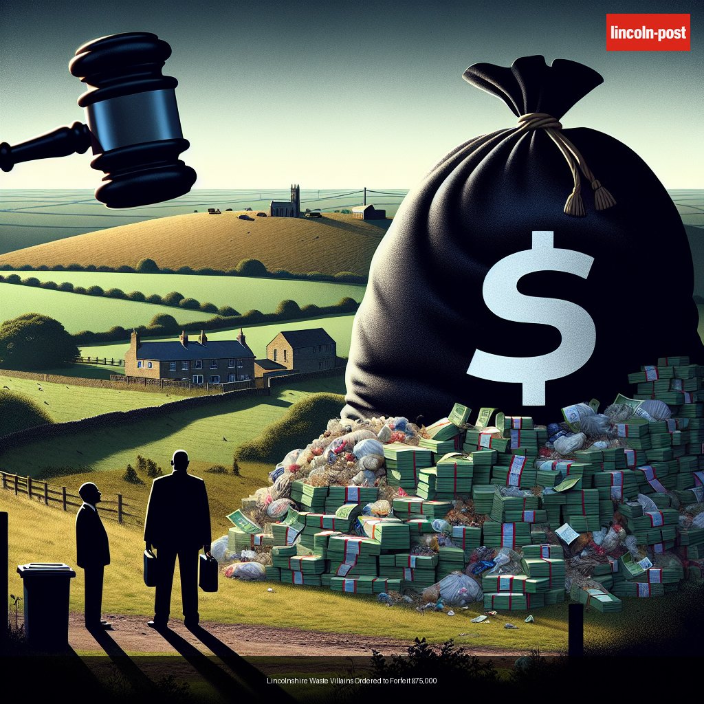 Lincolnshire Waste Villains Ordered to Forfeit £75,000