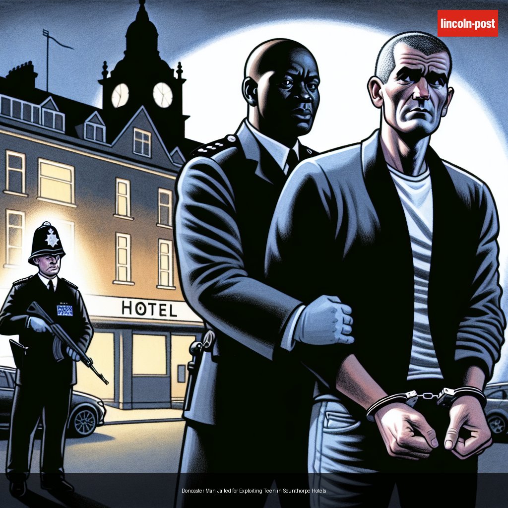 Doncaster Man Jailed for Exploiting Teen in Scunthorpe Hotels